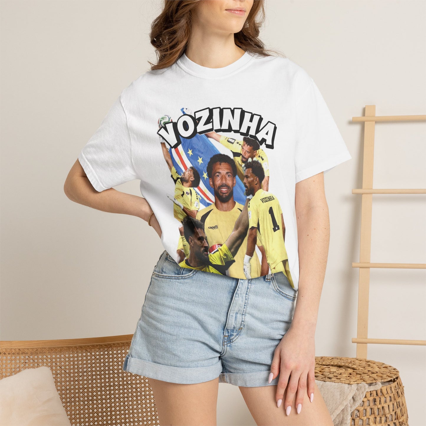 Cabo Verde Goalkeeper 'Vozinha #1' Graphic T-Shirt