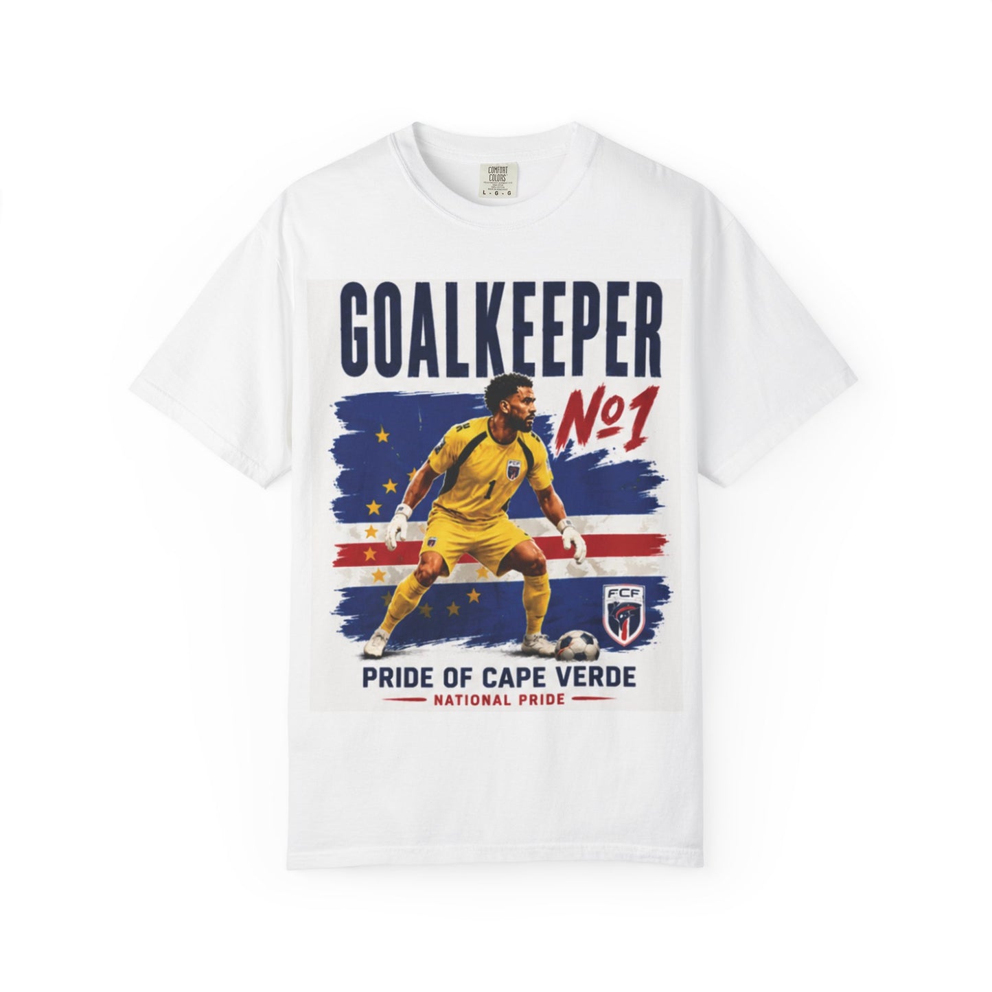 Vozinha #1 Cabo Verde Goalkeeper T-Shirt — National Team World Cup Fan Tee