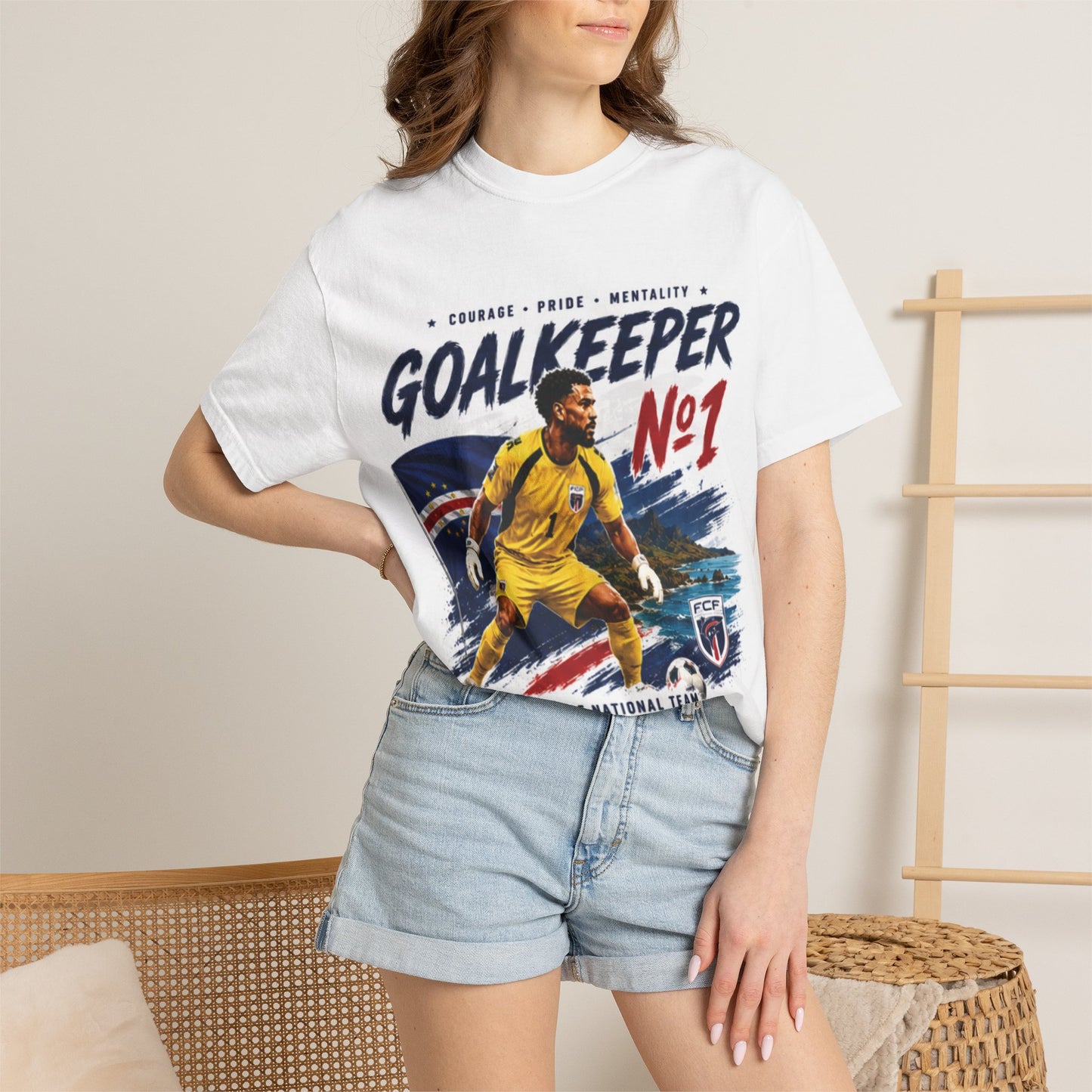 Vozinha "Best Goalkeeper in World Cup" T-Shirt — Cabo Verde National Team Fan Tee