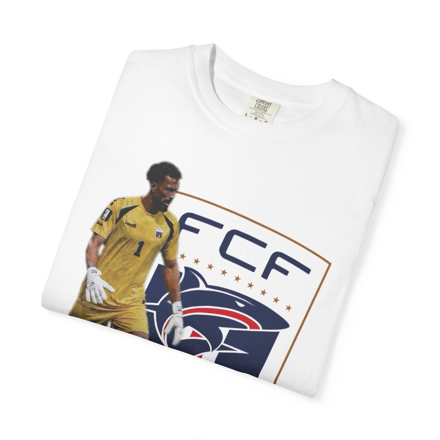 Vozinha #1 Cabo Verde Goalkeeper Graphic T-Shirt