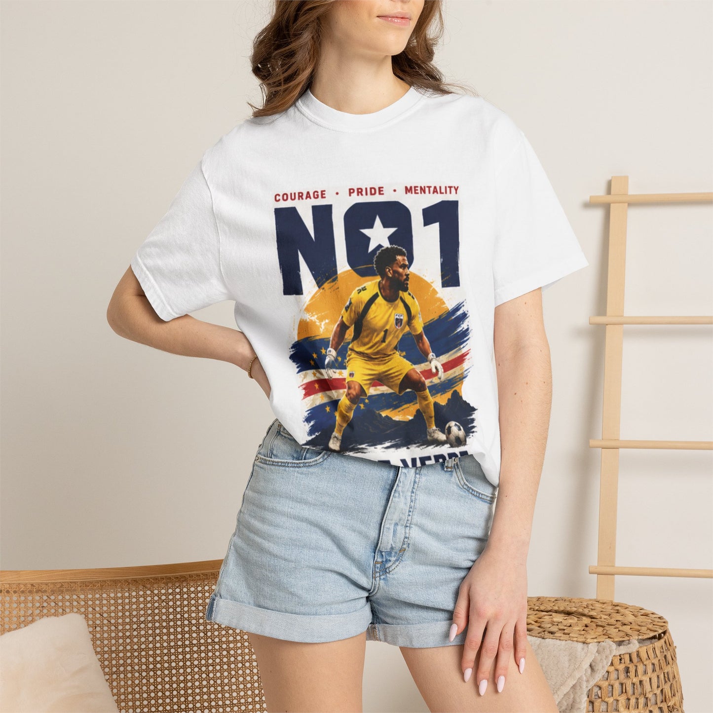 Vozinha "Best Goalkeeper in World Cup" T-Shirt — Cabo Verde National Team Fan Tee