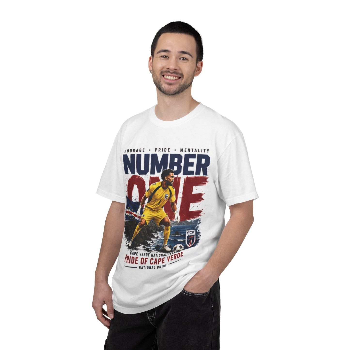 Vozinha Number 1 "Best Goalkeeper in World Cup" T-Shirt — Cabo Verde National Team Fan Tee