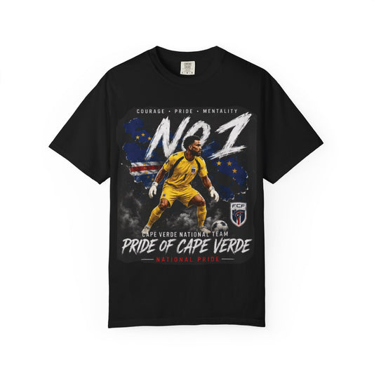 Vozinha Number 1 "Best Goalkeeper in World Cup" T-Shirt — Cabo Verde National Team Fan Tee