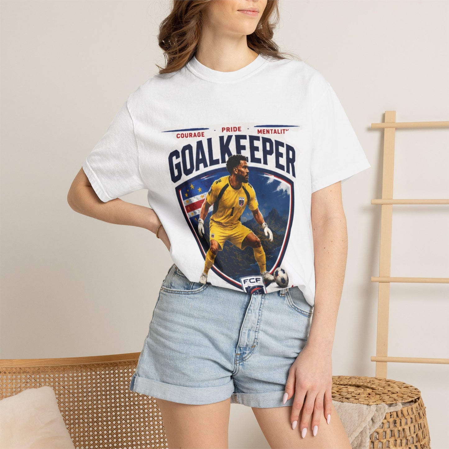 Cabo Verde 'Vozinha #1' Goalkeeper T-Shirt — National Team World Cup Graphic Tee