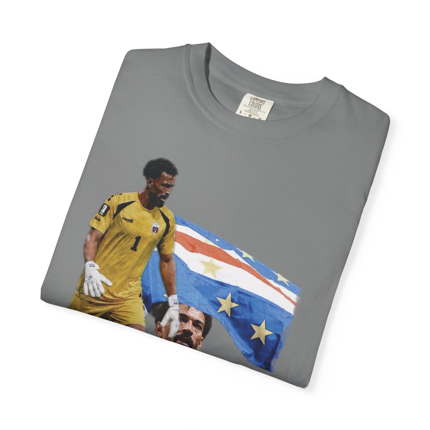 Vozinha #1 Cabo Verde  Goalkeeper Graphic T-Shirt — World Cup Fan Tee