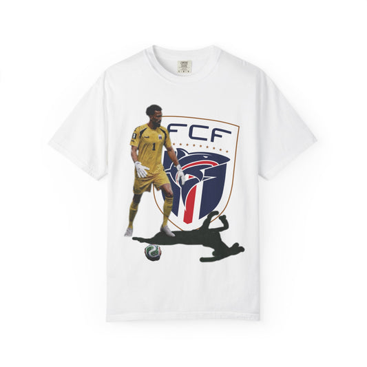 Vozinha #1 Cabo Verde Goalkeeper Graphic T-Shirt