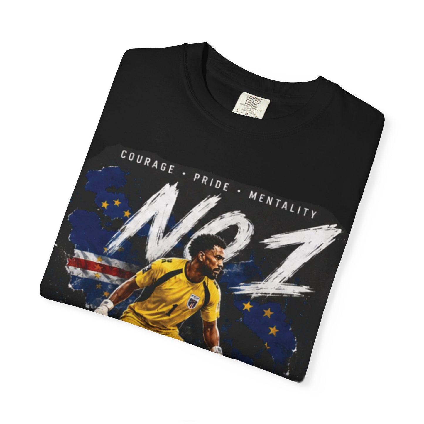 Vozinha Number 1 "Best Goalkeeper in World Cup" T-Shirt — Cabo Verde National Team Fan Tee