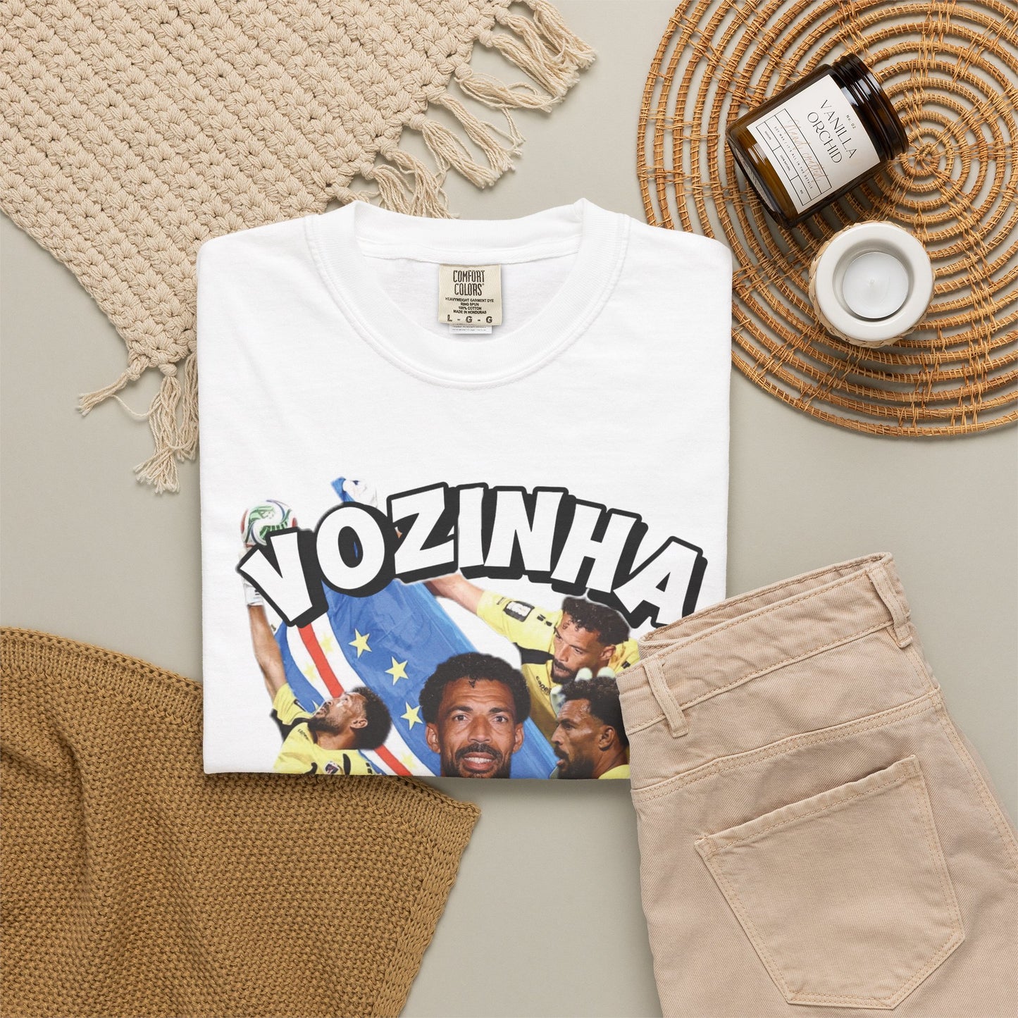 Cabo Verde Goalkeeper 'Vozinha #1' Graphic T-Shirt