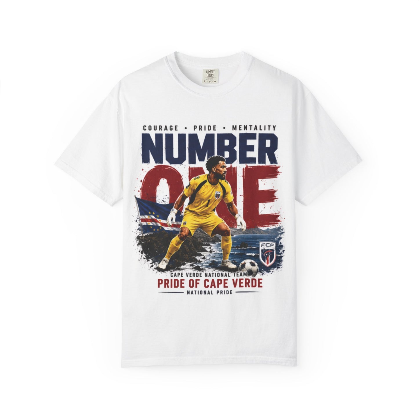 Vozinha Number 1 "Best Goalkeeper in World Cup" T-Shirt — Cabo Verde National Team Fan Tee