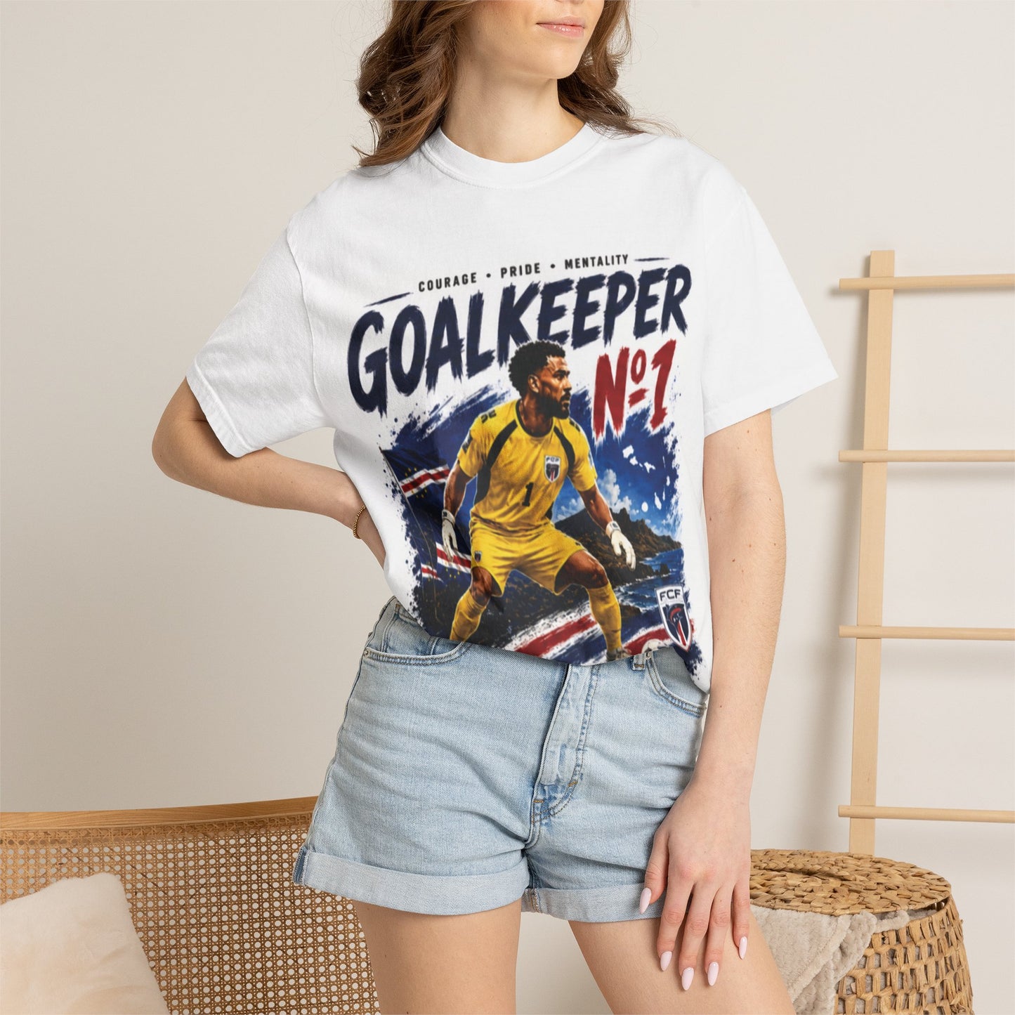Vozinha "Best Goalkeeper in World Cup" T-Shirt — Cabo Verde National Team Fan Tee