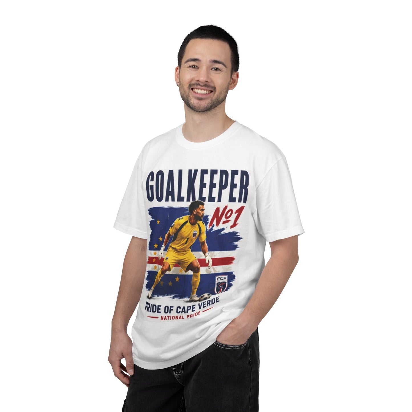 Vozinha #1 Cabo Verde Goalkeeper T-Shirt — National Team World Cup Fan Tee